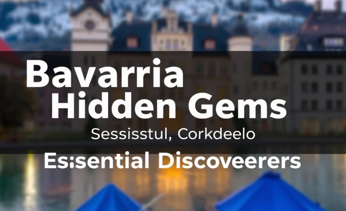 Bavaria Hidden Gems Guide: Essential Discoveries