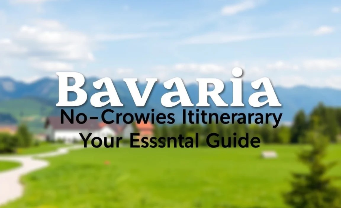 Bavaria No-Crowds Itinerary: Your Essential Guide