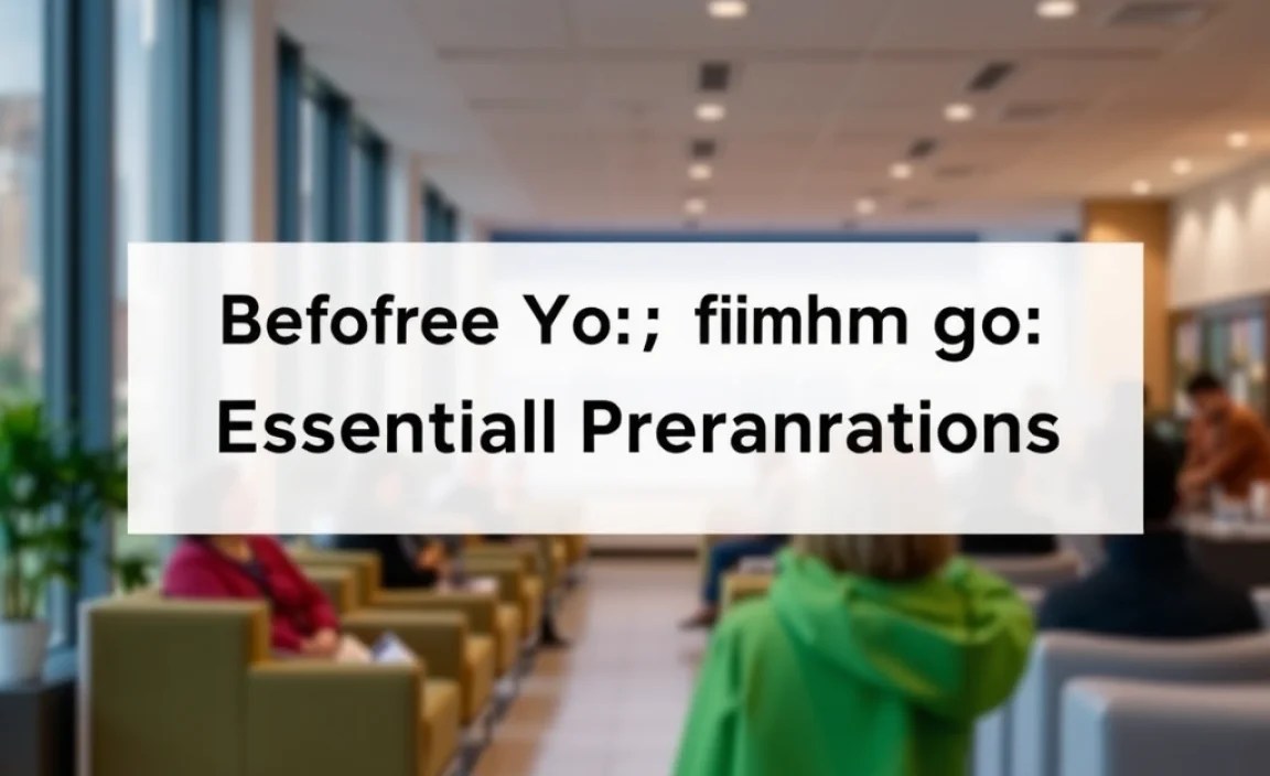 Before You Go: Essential Preparations
