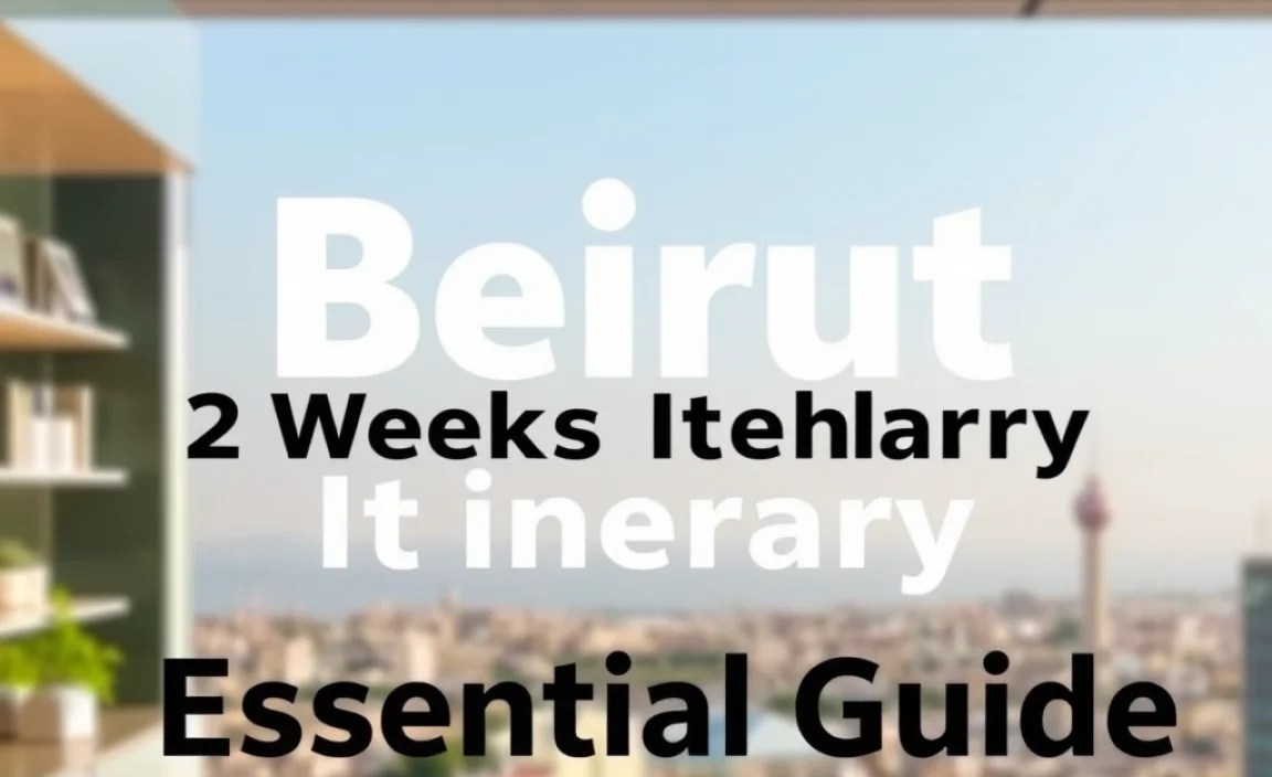 Beirut 2 Weeks Itinerary: Essential Guide