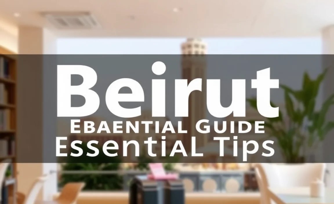 Beirut Budget Travel Guide: Essential Tips
