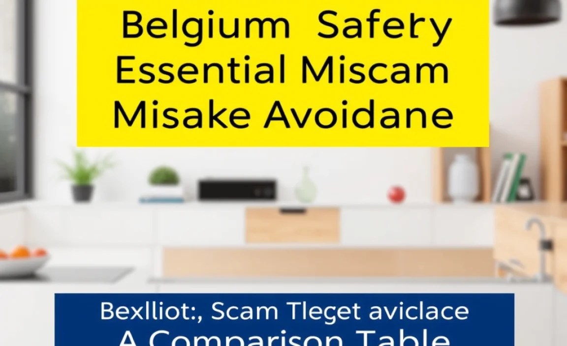 Belgium Scam Mistake Avoidance: A Comparison Table