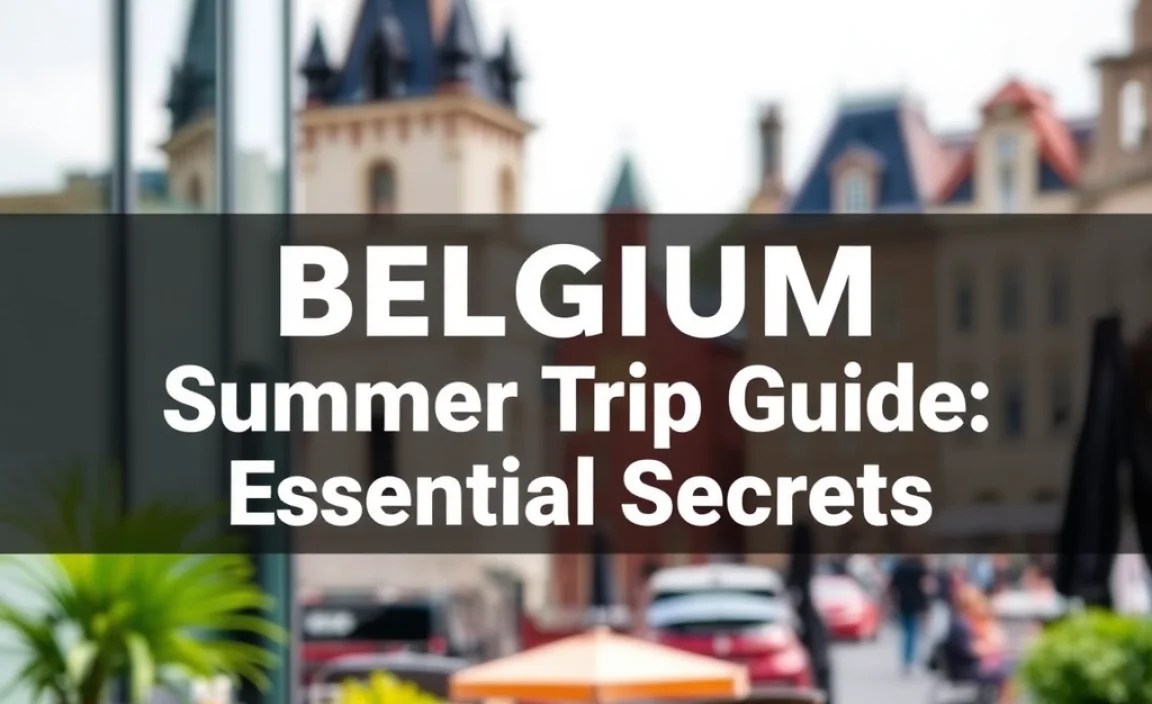 Belgium Summer Trip Guide: Essential Secrets