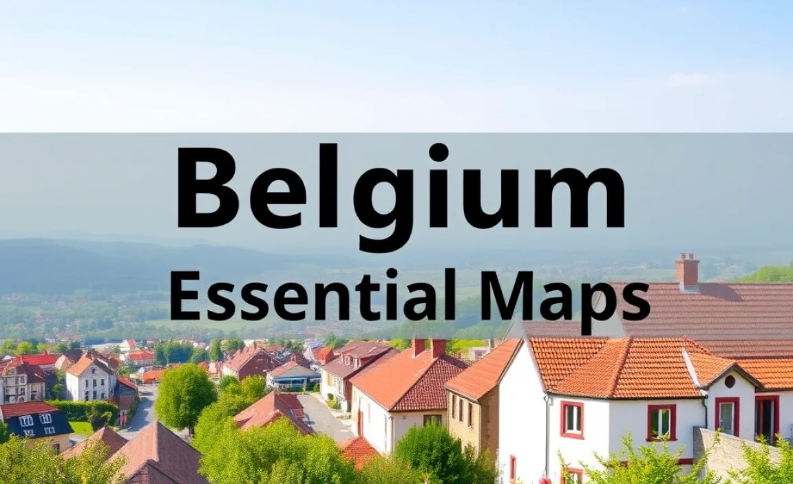 Belgium Walkable Routes: Essential Maps