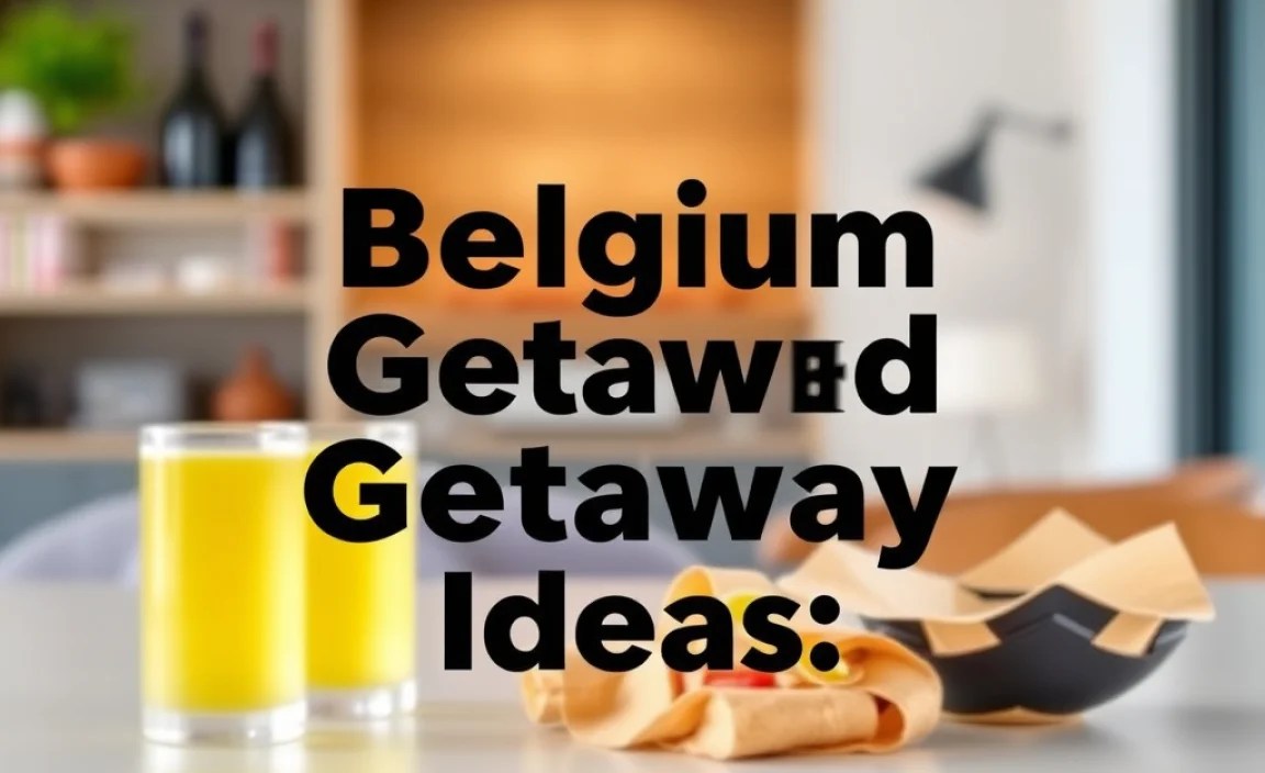 Belgium Weekend Getaway Ideas: Essential Fun