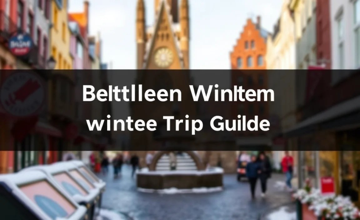 Belgium Winter Trip Guide: Essential & Affordable