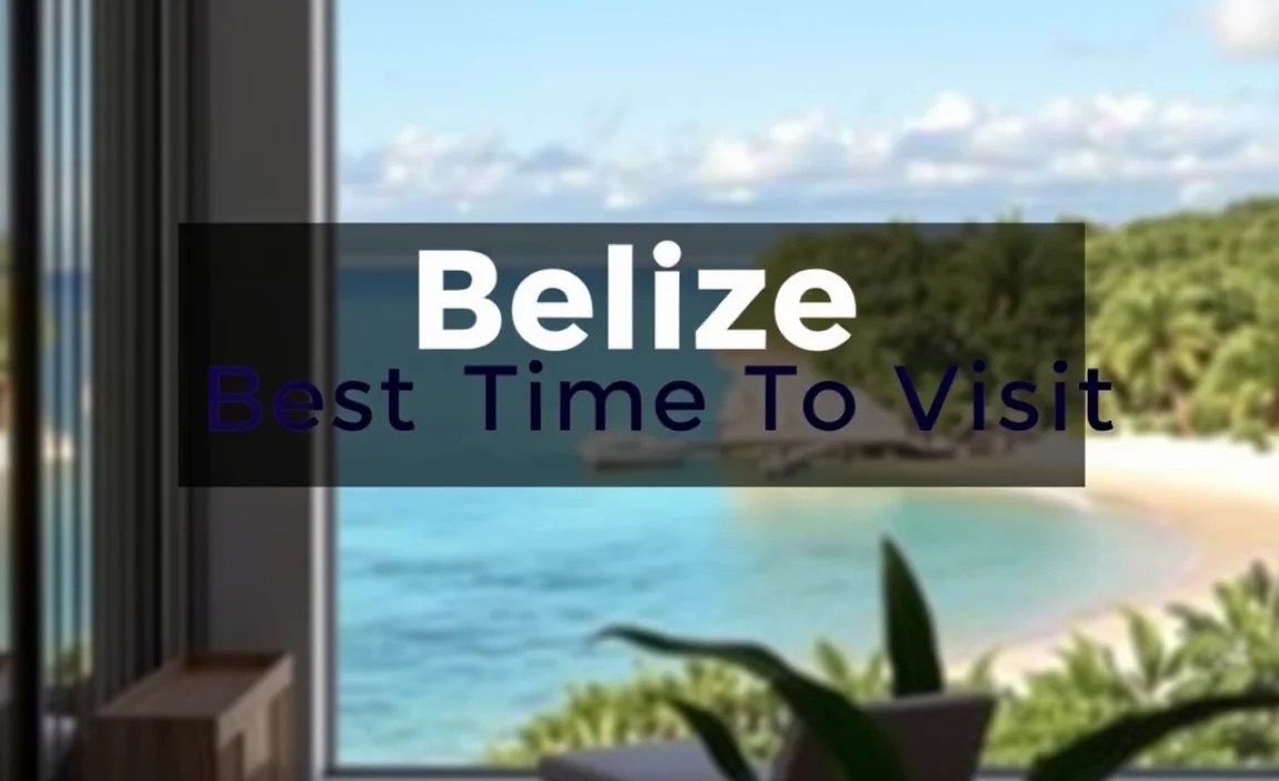 Belize Best Time To Visit: Effortless Guide