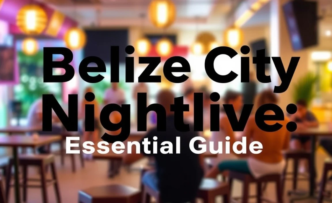 Belize City Nightlife: Essential Guide