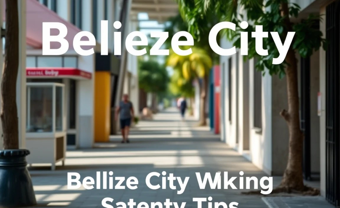 Belize City Walking Safety Tips