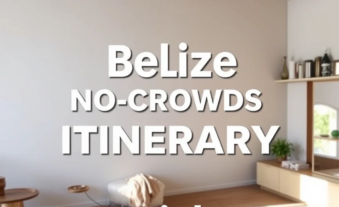 Belize No-Crowds Itinerary: Essential Guide