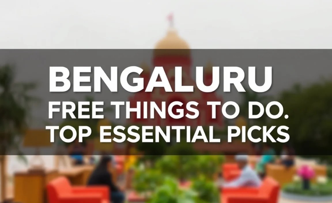 Bengaluru Free Things To Do: Top Essential Picks