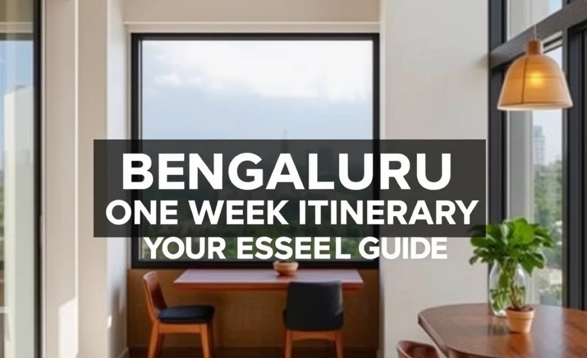 Bengaluru One Week Itinerary: Your Essential Guide