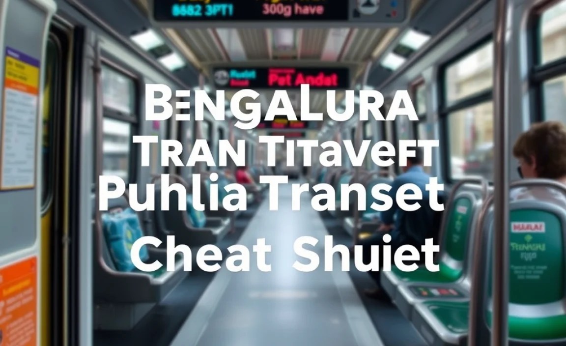 Bengaluru Public Transport Cheat Sheet: Essential Guide