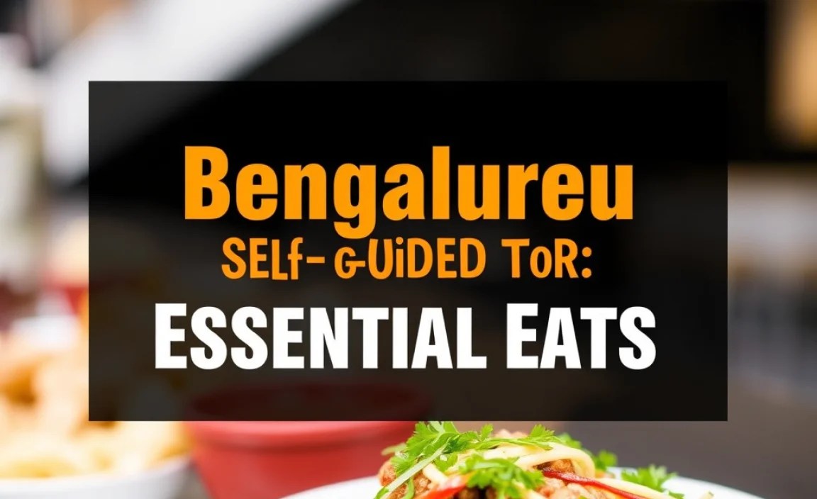 Bengaluru Self-Guided Food Tour: Essential Eats