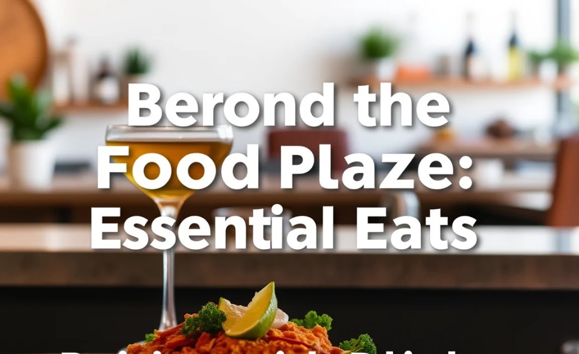 Beyond the Plate: Pairing with Drinks