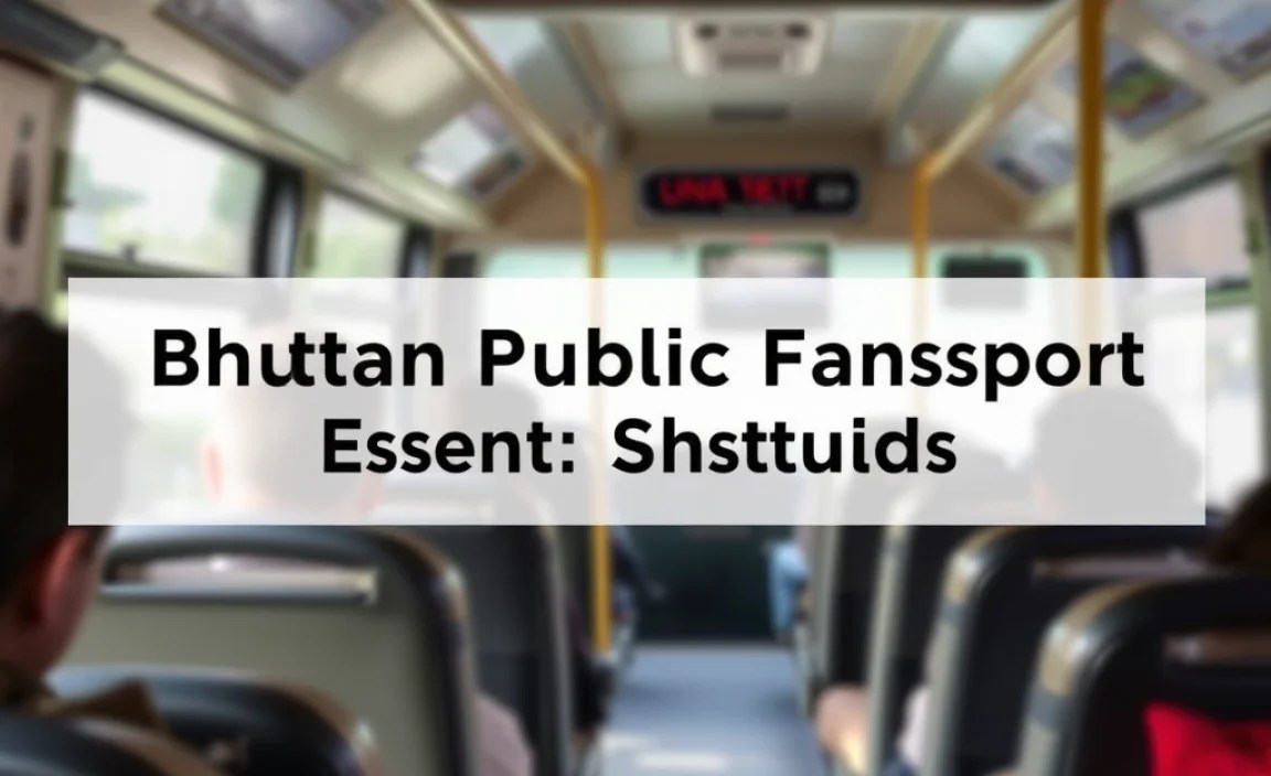 Bhutan Public Transport Cheat Sheet: Essential Guide