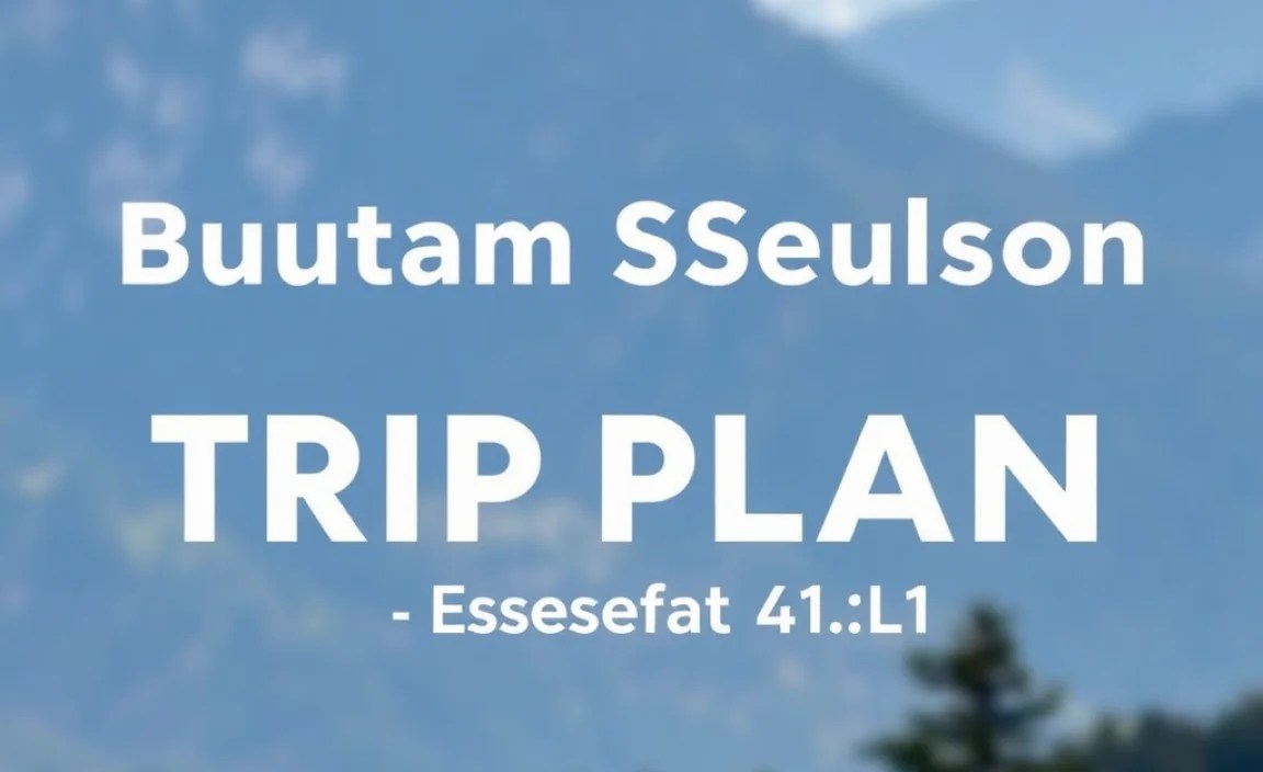 Bhutan Shoulder Season Trip Plan: Essential Guide