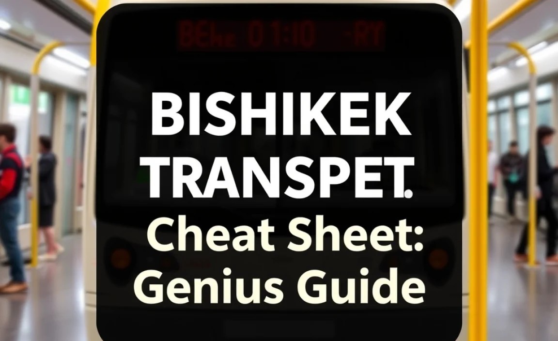 Bishkek Public Transport Cheat Sheet: Genius Guide
