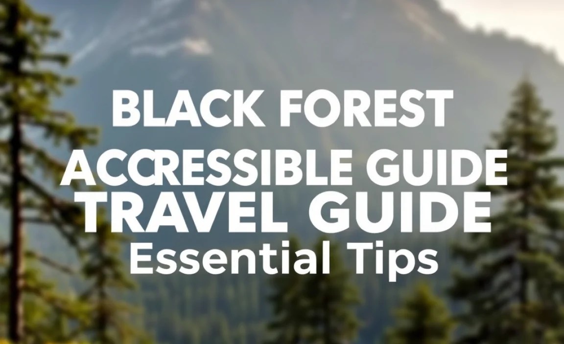 Black Forest Accessible Travel Guide: Essential Tips