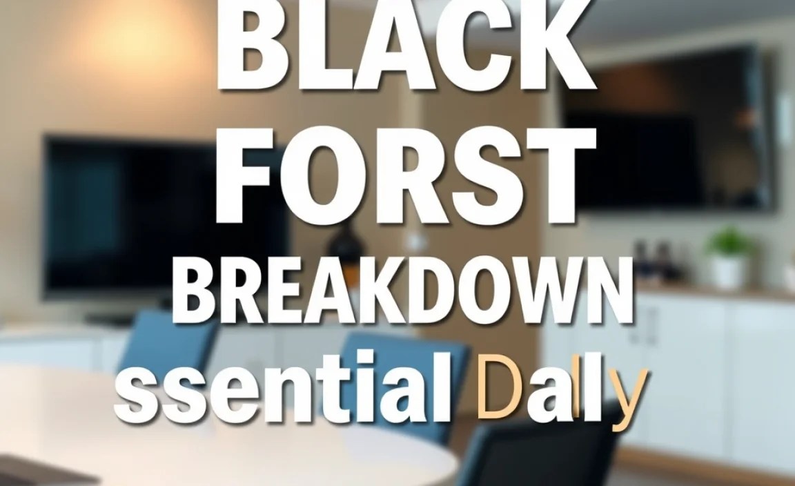 Black Forest Cost Breakdown: Essential Daily Budget