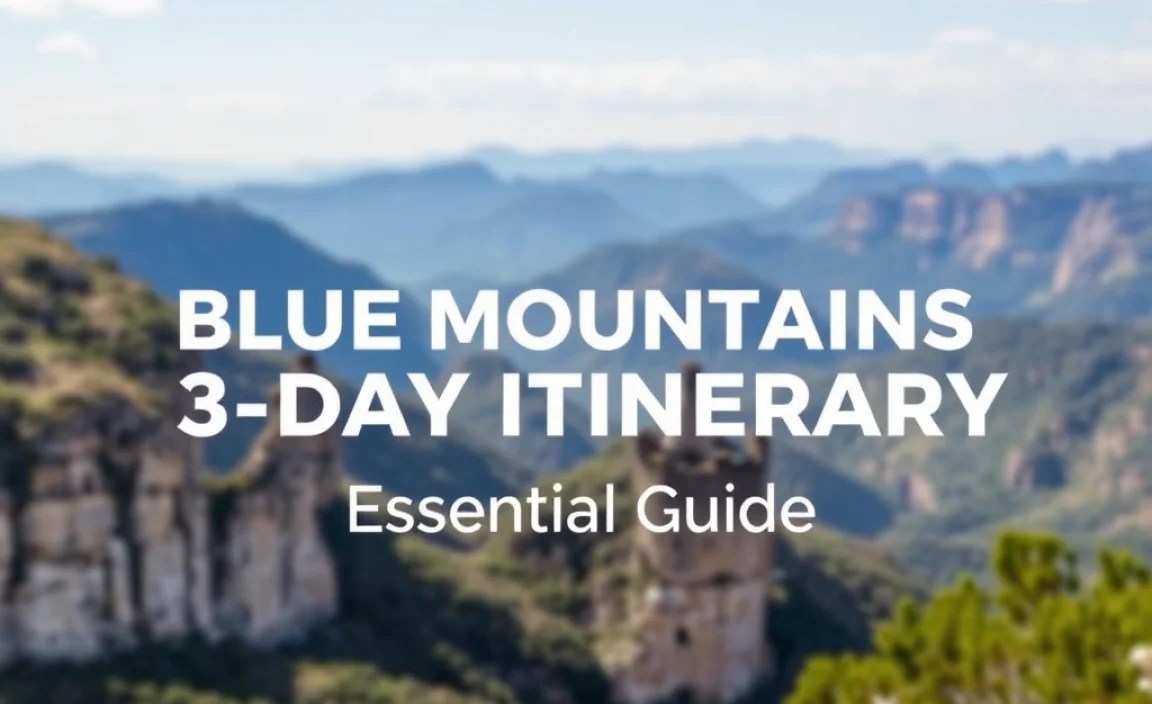 Blue Mountains 3-Day Itinerary: Essential Guide