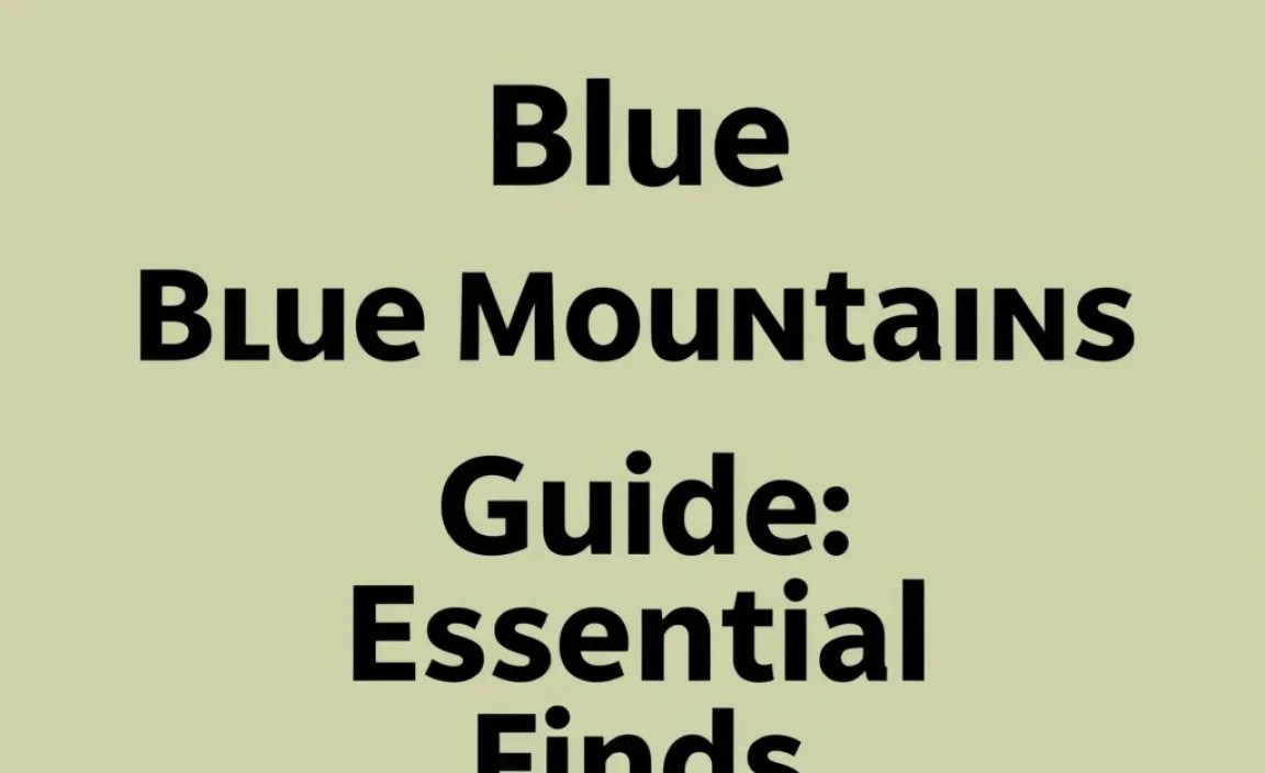 Blue Mountains Hidden Gems Guide: Essential Finds