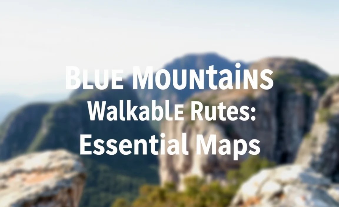 Blue Mountains Walkable Routes: Essential Maps