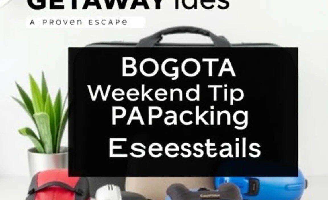 Bogota Weekend Trip Packing Essentials