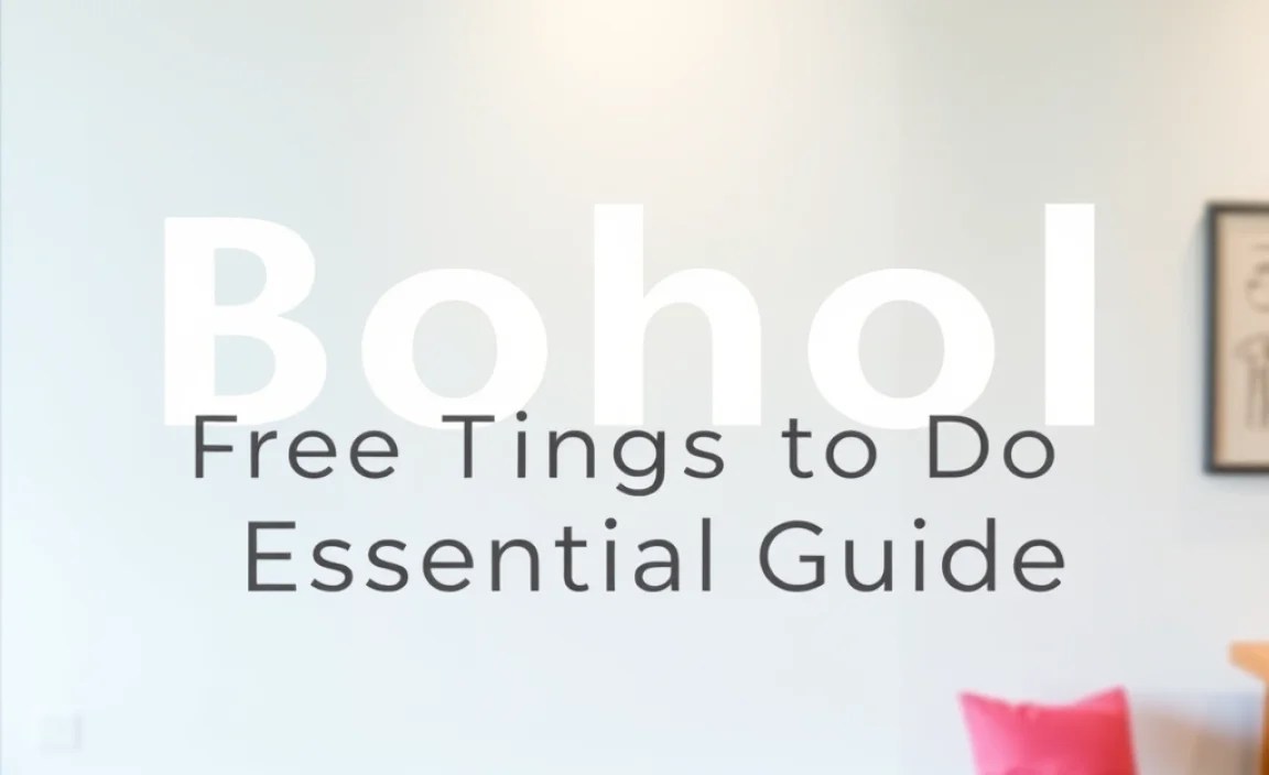 Bohol Free Things To Do: Essential Guide