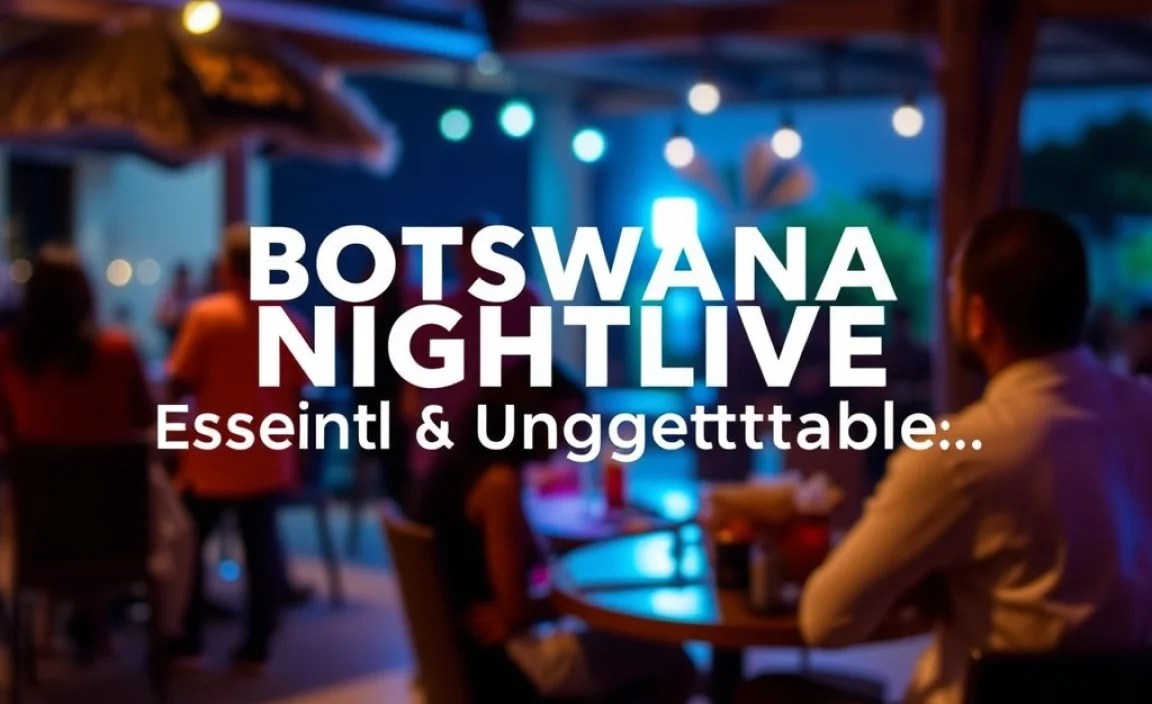 Botswana Nightlife: Essential & Unforgettable