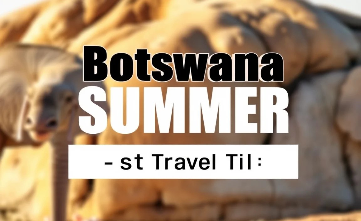 Botswana Summer Trip Guide: Best Travel Tips