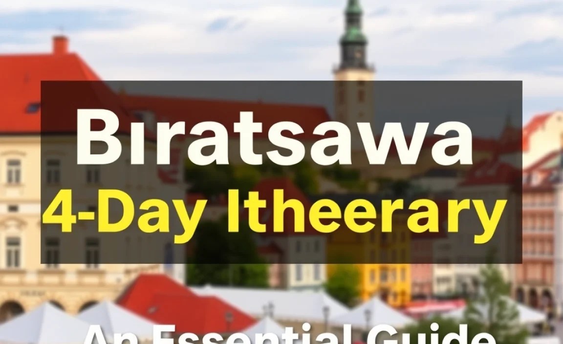 Bratislava 4-Day Itinerary: An Essential Guide