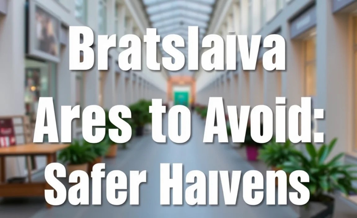 Bratislava Areas To Avoid: Safer Havens