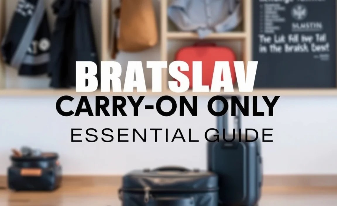 Bratislava Carry-On Only Packing List: Essential Guide