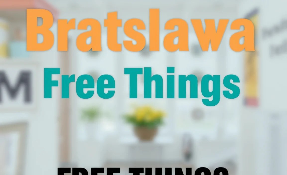 Bratislava Free Things: Essential & Affordable Fun