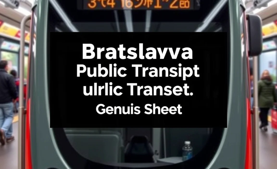 Bratislava Public Transport Cheat Sheet: Genius Guide