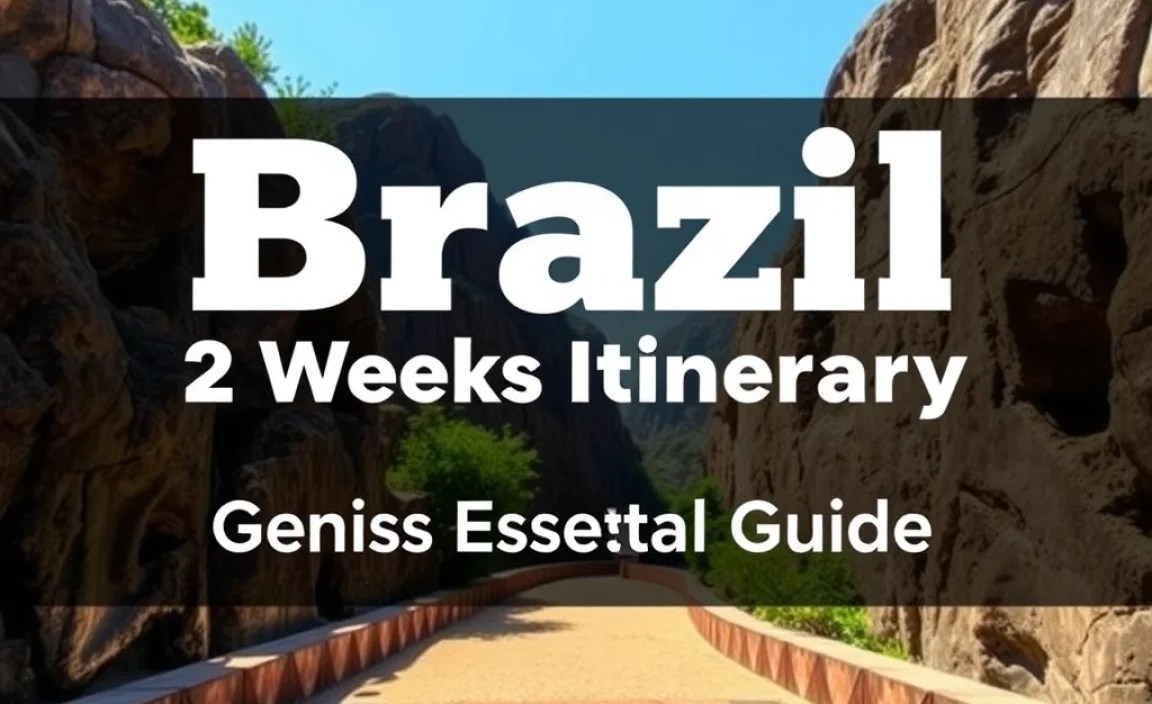 Brazil 2 Weeks Itinerary: Genius Essential Guide