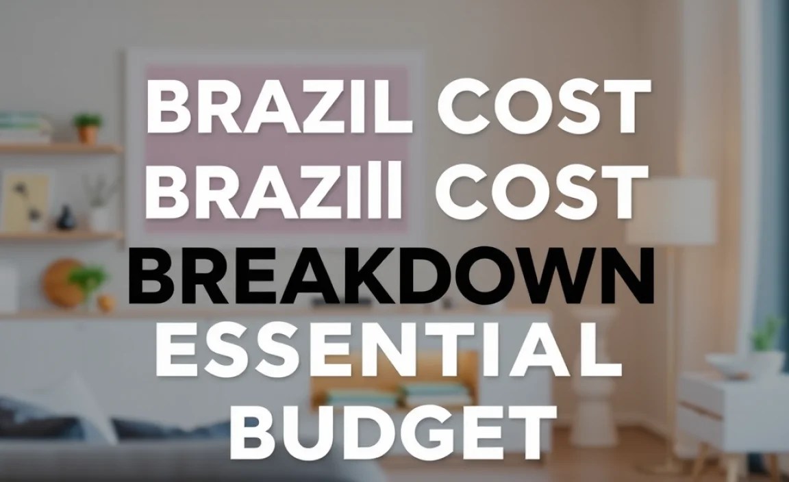 Brazil Cost Breakdown: Essential Daily Budget