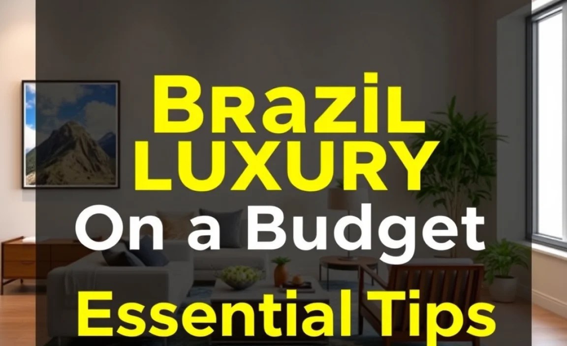 Brazil Luxury On A Budget: Essential Tips