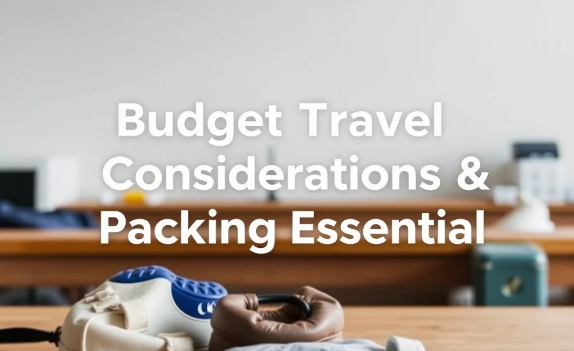 Budget Travel Considerations & Packing Essentials