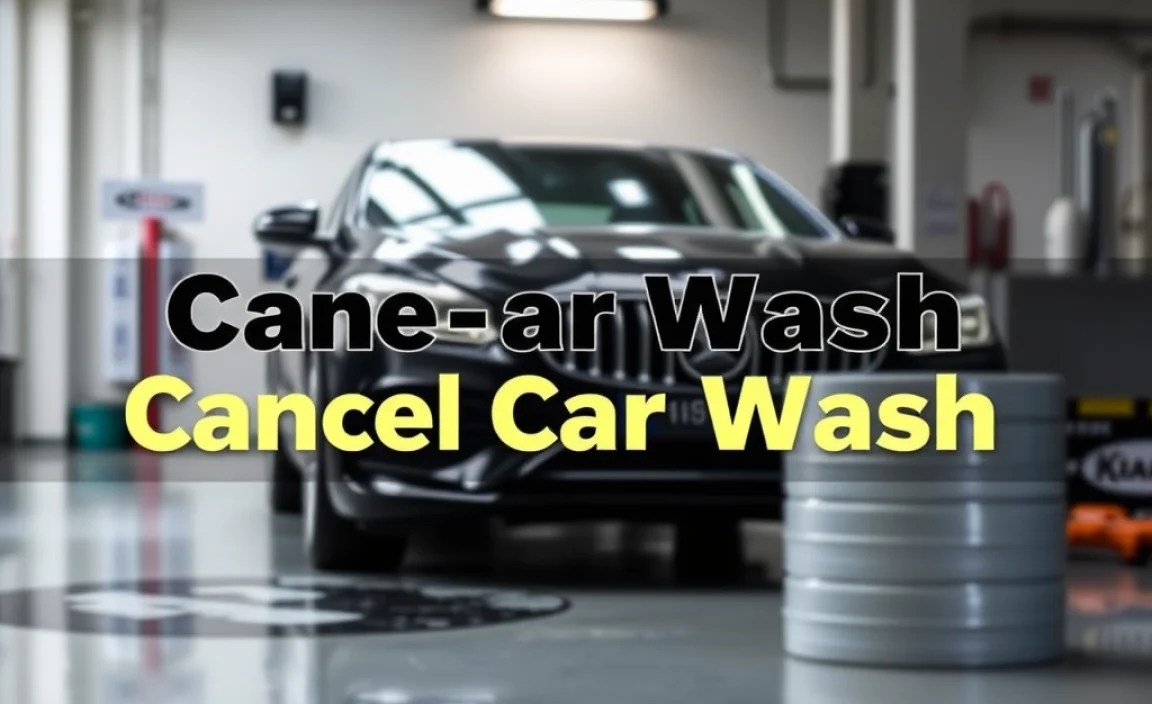 Cancel Car Wash Easily & Effortlessly