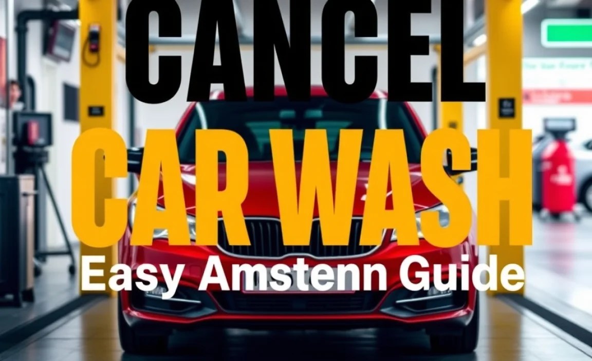 Cancel Car Wash: Easy Amsterdam Guide