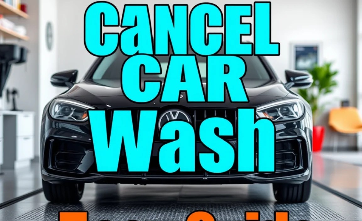 Cancel Car Wash Subscriptions: Easy Guide