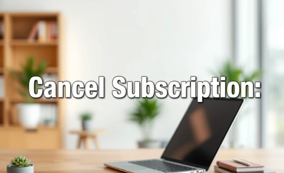 Cancel Subscription: [Topic]