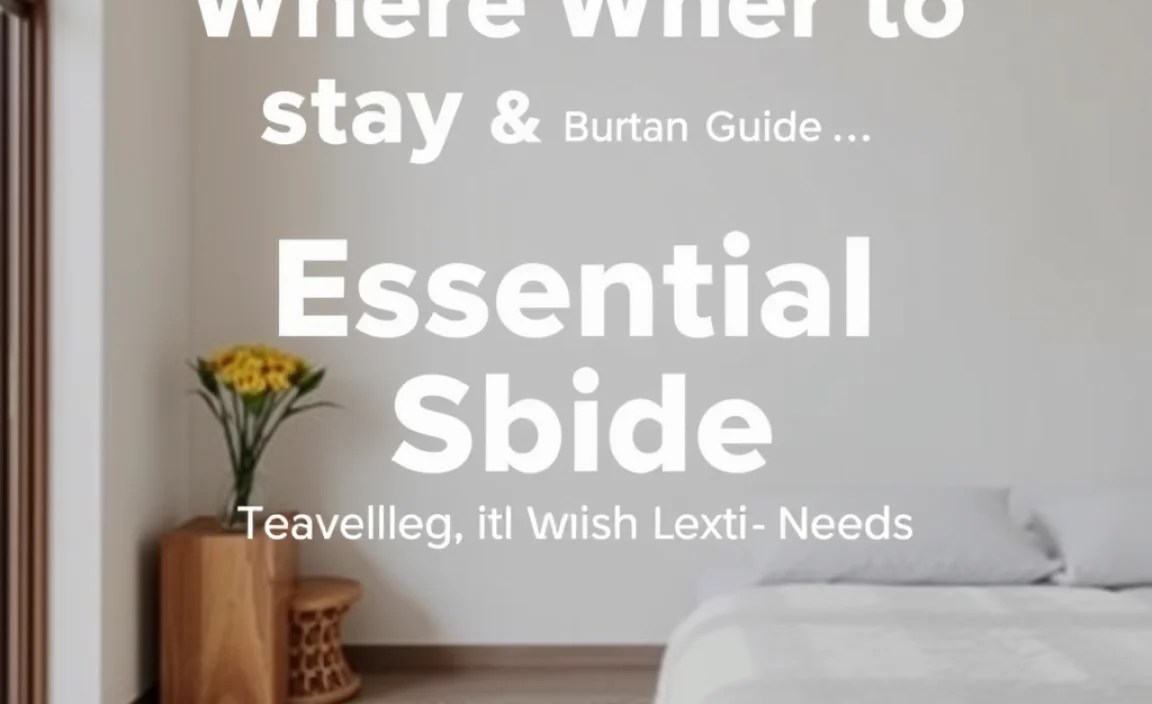Comfort and Practicalities: Traveling with Specific Needs