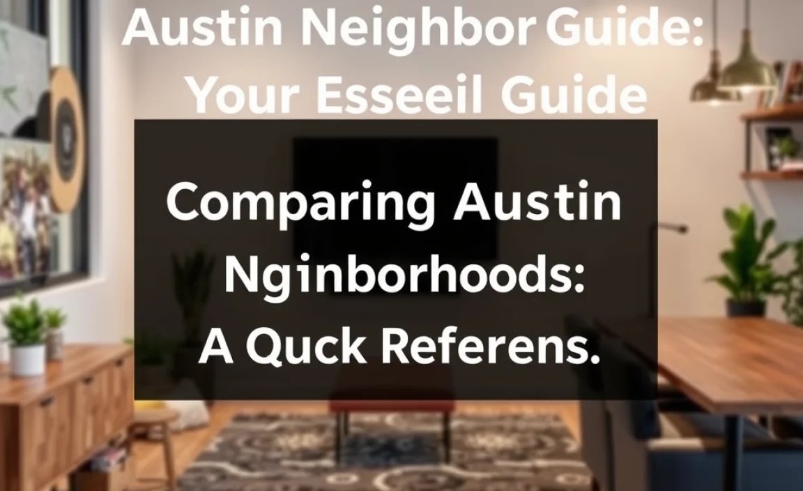 Comparing Austin Neighborhoods: A Quick Reference