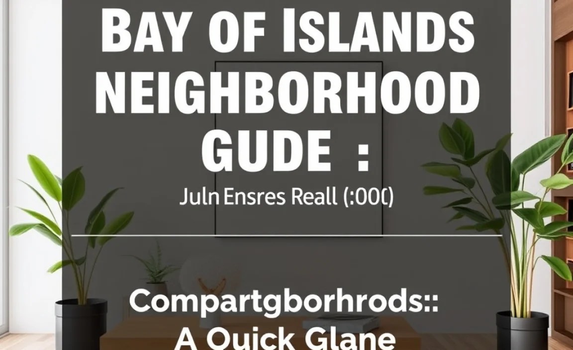 Comparing Neighborhoods: A Quick Glance
