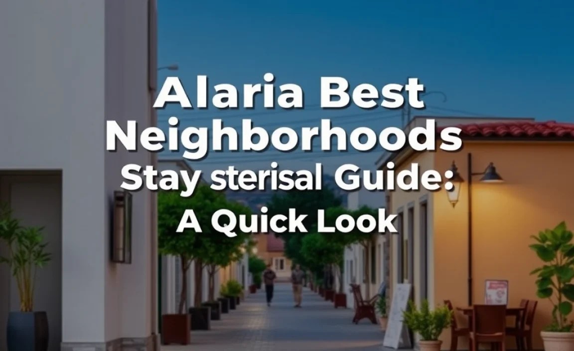 Comparing Neighborhoods: A Quick Look