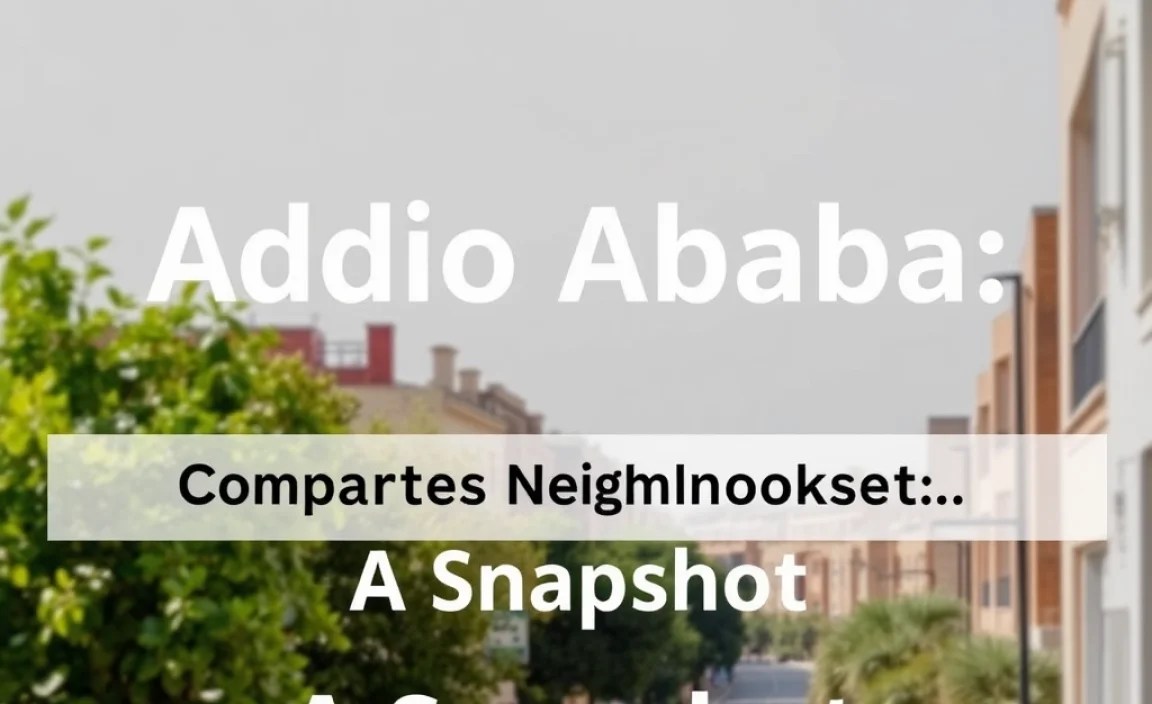 Comparing Neighborhoods: A Snapshot