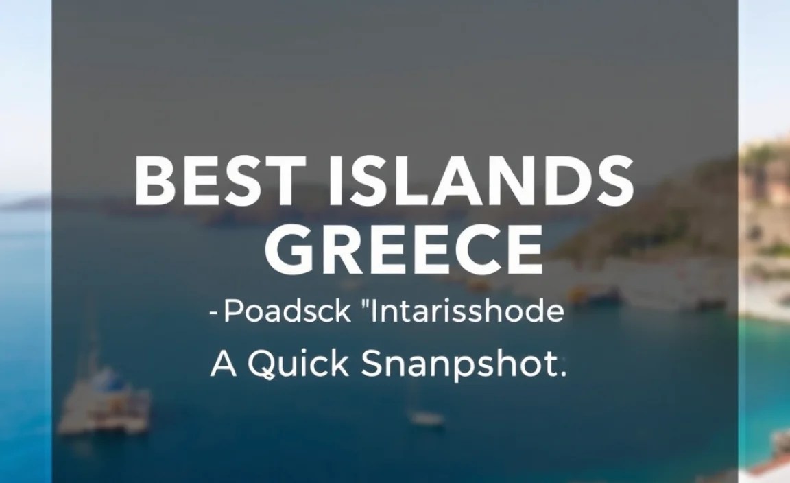 Comparing Your Dream Islands: A Quick Snapshot